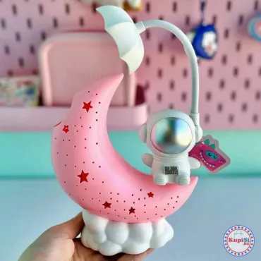 Нощна лампа Луна с фигурка астронавт за деца – jumbo-catalog.bg