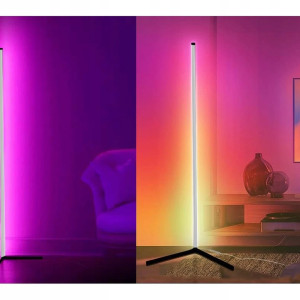 Ъглова RGB LED лампа за под 150 см