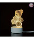 Нощна лампа Мече - 3D ефект | jumbo-catalog.bg