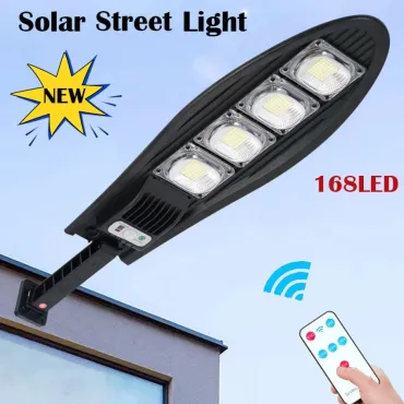 LED лампа с 3 режима и сензор за движение за двор и градина