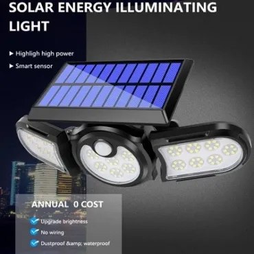 Коя е най-добрата соларна LED лампа за двор и стена?