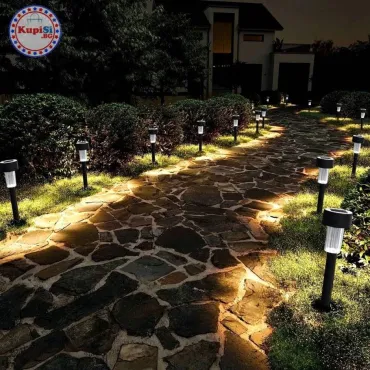 Комплект от 10 LED соларни градински лампи - ТОП ЦЕНА