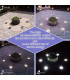 Градински соларни лампи, Комплект 4 броя, Disk Lights