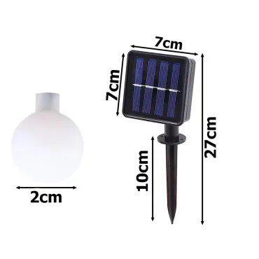 Соларни лампички за градина - 20/40 LED | jumbo-catalog.bg
