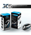 Bluetooth трансмитер за автомобил с LCD дисплей X5 HF8