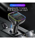 Автомобилен Bluetooth FM трансмитер 7 цвята