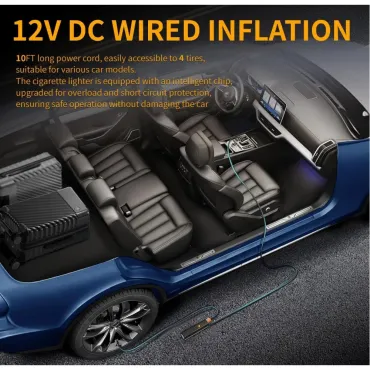 Мини компресор за въздух - за кола 12v | jumbo-catalog.bg