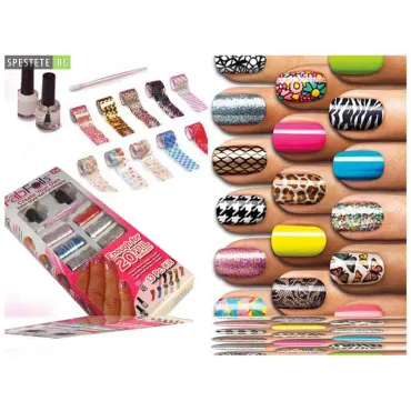 Комплект за маникюр с цветно фолио Fab Foils