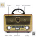 Радио MEIER M-115BT, Bluetooth, USB, SD, FM , Ретро дизайн
