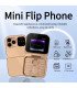 Сгъваем Телефон Mini Flip Smart Phone с 2 SIM карти