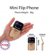 Сгъваем Телефон Mini Flip Smart Phone с 2 SIM карти