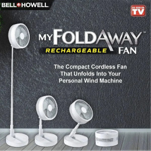 Разтегателен вентилатор Foldaway Fan (Акумулаторен) | jumbo-catalog.bg