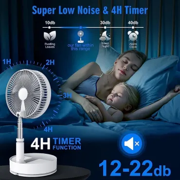 Разтегателен вентилатор Foldaway Fan (Акумулаторен) | jumbo-catalog.bg