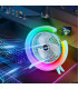 Портативен USB вентилатор с LED ринг | jumbo-catalog.bg