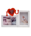 Рамка колаж "I love you" за 4 снимки