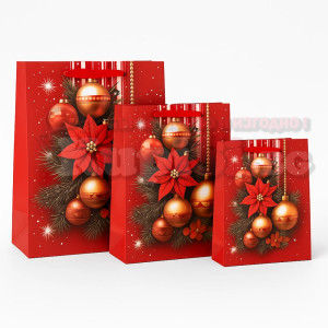 Подаръчни торбички коледни - 3 размера | jumbo-catalog.bg