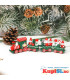 Дървено Коледно влакче - ТОП цена | jumbo-catalog.bg