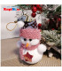 Коледна фигурка Снежко с шал и шапка - jumbo-catalog.bg