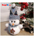 Коледна фигурка Снежко с шал и шапка - jumbo-catalog.bg
