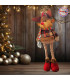 Коледен текстилен елен с разтягащи крака - jumbo-catalog.bg