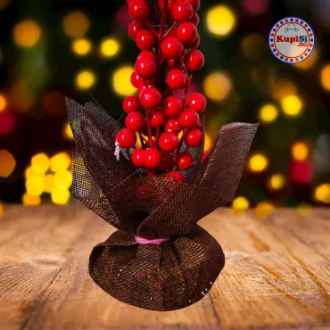Декоративна Саксия - Коледни боровинки | jumbo-catalog.bg