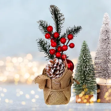 Коледна саксия за декорация - Клонки | jumbo-catalog.bg