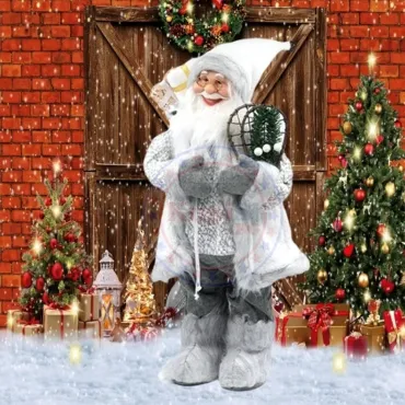 Голям Дядо Коледа в сив цвят | jumbo-catalog.bg