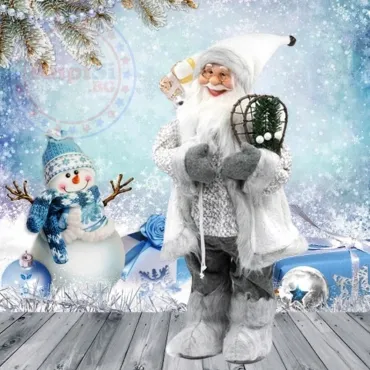 Голям Дядо Коледа в сив цвят | jumbo-catalog.bg