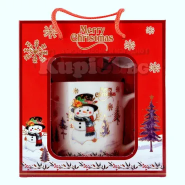 Коледна чаша със снежен човек – подарък с усмивка | jumbo-catalog.bg
