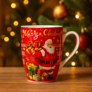 Коледна порцеланова чаша - Merry Christmas | jumbo-catalog.bg