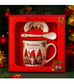 Порцеланова Коледна чаша Merry Christmas
