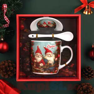 Коледна чаша за подарък
