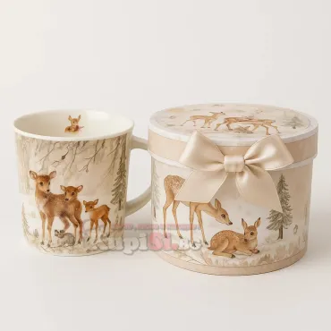 Коледна чаша за кафе и чай - Луксозен подарък | jumbo-catalog.bg
