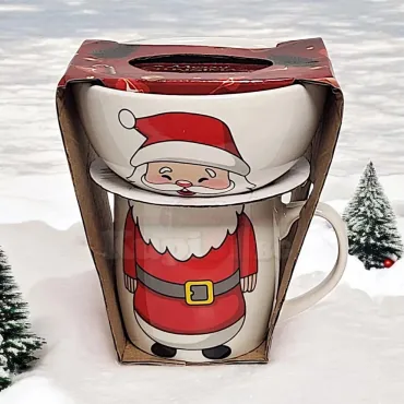 Коледен комплект от 2 части - Чаша и Купичка | jumbo-catalog.bg