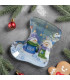Коледно плато, Ботушче Xmas, Стъклено