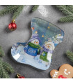 Коледно плато, Ботушче Xmas, Стъклено
