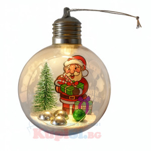 Светещи коледни топки - Прозрачни | jumbo-catalog.bg