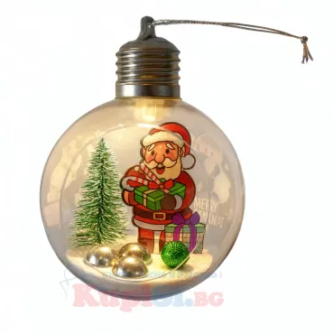 Светещи коледни топки - Прозрачни | jumbo-catalog.bg