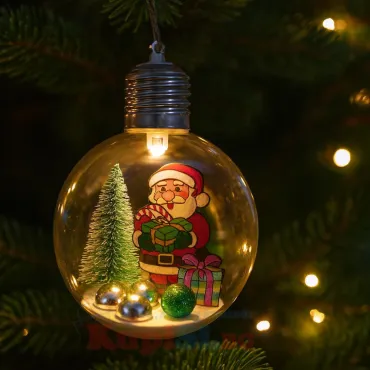 Светещи коледни топки - Прозрачни | jumbo-catalog.bg