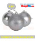 Коледни топки за украса - сребърни | jumbo-catalog.bg