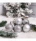 Коледни топки за украса - сребърни | jumbo-catalog.bg
