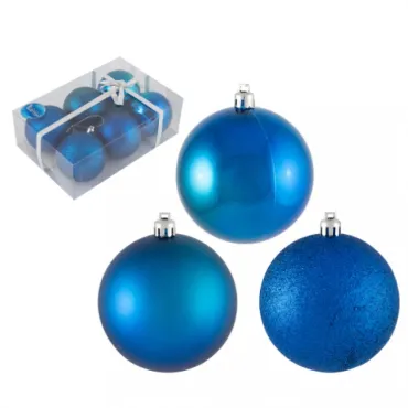 Коледни топки сини - 5 размера | jumbo-catalog.bg