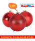 Червени коледни топки - 6 броя | jumbo-catalog.bg