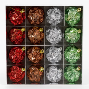Коледни топки за украса - 4 цвята | jumbo-catalog.bg
