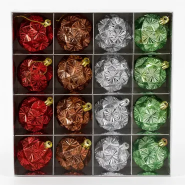 Коледни топки за украса - 4 цвята | jumbo-catalog.bg
