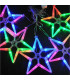 НОВОГОДИШНИ ЛАМПИ, С ФОРМА НА ЗВЕЗДИ 5 БР. 50 LED