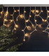 Завеса с 400 LED топло бели лампички