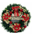 Коледен венец Merry Christmas