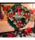 Коледен венец за украса на врата - Merry Christmas