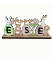 Дървена украса HAPPY EASTER